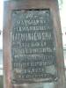 Epitaph from grave of Marianna Litwiniewska, d. 1892