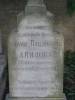 Grave of jakim Pawowicz Awiow 
died 9.12.1892 w wieku 32 lat