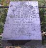 Marja Dbrowska zm. 18-XI-1912 r. ; crka Mania zm. 12-X-1910 r.