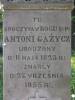 Grave of Eugeniusz Gaycz, died 1855