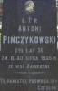 Antoni Piczykowski, d. 20 VII 1935. Founded by his son - Czesaw