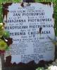 Piotrowski family: Jan (d. in 1908), Marianna (d. in 1928) and Terenia (Chojnacka) (died tragic 12 I 1945)