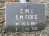 S.M. Fides 1883 - 1938.