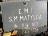S.M. Matylda 1871 - 1936.