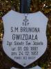 S.M. Brunona Gwizdaa zm. 1951. Zgr.Sistr w.Jzefa.