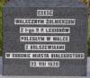 To memory of soldiers I Legion lost alive in a battle against bolshevics 22 VIII 1920. Located on Kolejowa street