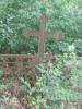 Iron cross on the orthodox cemetery