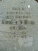 Tablica inskrypcyjna Karoline Kiltlans zd.Kilian 1861 -1923.