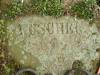 Napis na pycie grobowca ziemnego - "Kuschel".