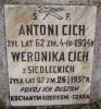 Antoni Cich d. 04.04.1934 and Weronika Cich d. 26.01.1957