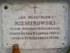 Jan Wadysaw Niemirowski, patron Trybunau Warszawskiego, urodzi sie dnia 2 sierpnia 1834r., umar d. 21 padziernika 1866 r.