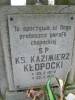 Tu spoczywa w Bogu proboszcz parafii chojnickiej p. ks.Kazimierz Kopocki 25.2.1892 - 22.3.1936.