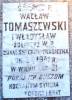Wacaw Tomaszewski i Wadysaw, died 5.02.1941