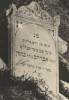 Here lies a man upright and God fearing Avraham son of Binyamin died 4 Adar 5668  or 5665.