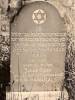 "Here lies a righteous and upright man, God-fearing, a perfect father ... our teacher R. Jonah son of R. Icchok.  He died 21st Adar II and was buried 24th Adar II 5695 as the abbreviated era. May our soul be bound in the bond of everlasting life."
[In German: "Here rests our wonderful Grandfather Jonas Gpier/Spier. He was born 23rd Dec. in Merzhausen 1853(?); he died 26th March 1935."