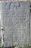 A tombstone…….an old man who was innocent, honest and God-fearing all
of his days, was charitable, our teacher the rabbi Yakov [Jacob]
Tzvi [Zvi,Zwi,Cwi] son of our teacher the rabbi Avraham [Abraham]
Wiskind [Viskind] of blessed memory died 12 Tamuz 5673 [17 July 1913]
May his soul be bound in the bond of everlasting life  
Translated by Sara Mages (smages@comcast.net)