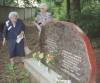 Lily Gritz and Reni Holstein (maiden Szlachter Shlahter) - founders of memorial on the jewish cemetery