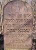 "Here lies a perfect and upright man, set time for the Torah and was engaged with trust, Szachna Icchok son of Szlomo Zalman Hakohen Kagan. He died 26 Nisan 5691. May his soul be bound in the bond of everlasting life." (szpekh@cwu.edu)