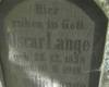 Oscar Lange 1838 - 1916 (grna cz podwjnego epitafium)