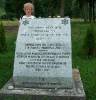 Memorial plaque of Jeleniewo Jews. Behind the monument Sandra Helman. She has Jeleniewo roots Ardnas727@aol.com