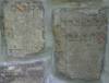 The stone fragment on the right – ….died 20 to the month…
 

The stone fragment on the left  - …died 11….a woman…