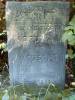 Here lies
the important young man
the honorable Mr. Yakov [Jacob]
son of Reb Yosef [Joseph]
Halperin 
died 4 Nisan 5696 [27 March 1936]
from the city of  Wodzimierz Wolynski [Volodymyr Volynskyy Ukraine] 
at the age of 2? years [the remainder is below ground]
Translated by Mages smages@comcast.net