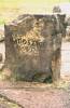 Grave memorializing exterminated Jewish congregation. Placed in Treblinka Death Camp