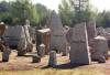 Symbolic grave memorializing exterminated Jewish community, placed in Treblinka Death Camp